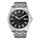 Citizen Men's Silver/Black Eco Drive Watch - BM7108-81E