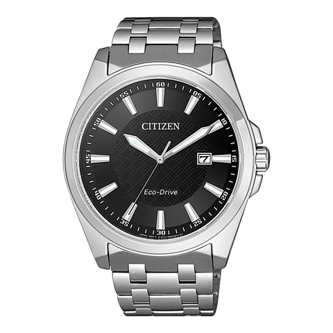 Citizen Men's Silver/Black Eco Drive Watch - BM7108-81E