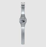 G Shock Men's Metallic Digit/Analog Silver Watch - GM2100YM-8A