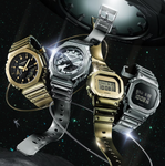 G Shock Men's Metallic Digit/Analog Black/Gold Watch - GM2100YM-9A