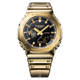 G Shock Men's Metallic Digit/Analog Black/Gold Watch - GM2100YM-9A