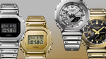 G Shock Men's Metallic Digit/Analog Black/Gold Watch - GM2100YM-9A