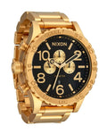 Nixon Men's 51-30 Chrono Gold Black Watch - A1389-510-00