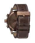 Nixon Chocolate/Dark Roast/Brown 51-30 Chrono Leather Watch - A1392-5240-00