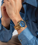 Guess Cobalt Gold Tone Watch - GW0714G2