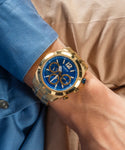 Guess Cobalt Gold Tone Watch - GW0714G2