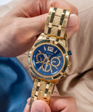 Guess Cobalt Gold Tone Watch - GW0714G2