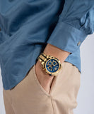 Guess Cobalt Gold Tone Watch - GW0714G2