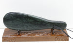 New Zealand Greenstone Mere 360mm or 36cm with Native wood Base