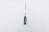 9ct Gold Set New Zealand Greenstone Pendent SYP3717G