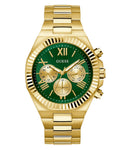 GUESS Mens Equity Gold Tone Multi-function Watch GW0703G2