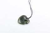 New Zealand Greenstone Heart Koru