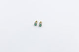 10ct Gold Genuine Emerald Earring