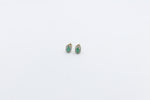 10ct Gold Genuine Emerald Earring