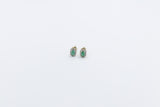 10ct Gold Genuine Emerald Earring