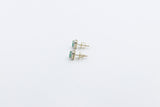 10ct Gold Genuine Emerald Earring