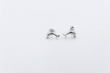 Stg Silver Whale Studs