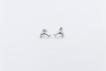 Stg Silver Whale Studs