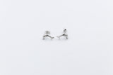 Stg Silver Whale Studs