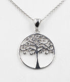 Stg Silver Tree of Life Pendent with Chain