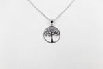 Stg Silver Tree of Life Pendent with Chain