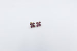 9ct Gold Garnet Earrings