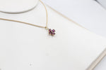 9ct Gold Set Genuine Garnet Pendent SYP3699