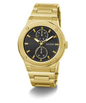 Guess Jet Black Gold Tone Watch GW0795G4