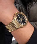 Guess Jet Black Gold Tone Watch GW0795G4