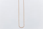 9ct Rose Gold Italian Wheatsheaf Chain 55cms