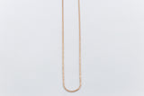 9ct Rose Gold Italian Wheatsheaf Chain 55cms