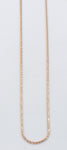 9ct Rose Gold Italian Wheatsheaf Chain 55cms