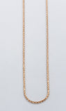 9ct Rose Gold Italian Wheatsheaf Chain 55cms