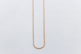 9ct Rose Gold Italian Wheatsheaf Chain 55cms