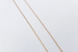 9ct Rose Gold Italian Wheatsheaf Chain 55cms