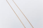 9ct Rose Gold Italian Wheatsheaf Chain 55cms