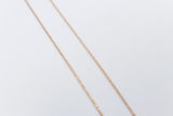 9ct Rose Gold Italian Wheatsheaf Chain 55cms