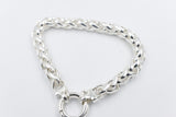 Stg Silver Wheatsheaf Bracelet 21cm SJV583BR