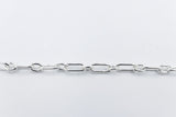 Stg Silver Paperclip Chain Bracelet SJV77319