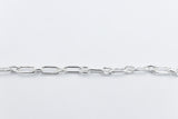 Stg Silver Paperclip Chain Bracelet SJV77319