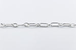 Stg Silver Paperclip Chain Bracelet SJV77319