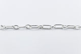 Stg Silver Paperclip Chain Bracelet SJV77319