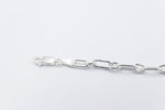 Stg Silver Paperclip Chain Bracelet SJV77319