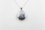 Stg Silver St Christopher engraved Locket SJSL60137