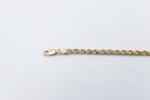 9ct Gold Italian Rope Bracelet