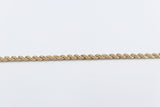 9ct Gold Italian Rope Bracelet