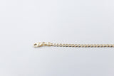 9ct Gold kids curb bracelet 16cm