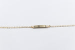 9ct Gold kids curb bracelet 16cm