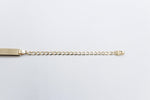 9ct Gold kids curb bracelet 16cm