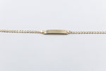 9ct Gold kids curb bracelet 16cm